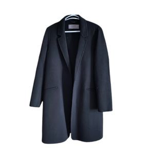 zara black trench coat